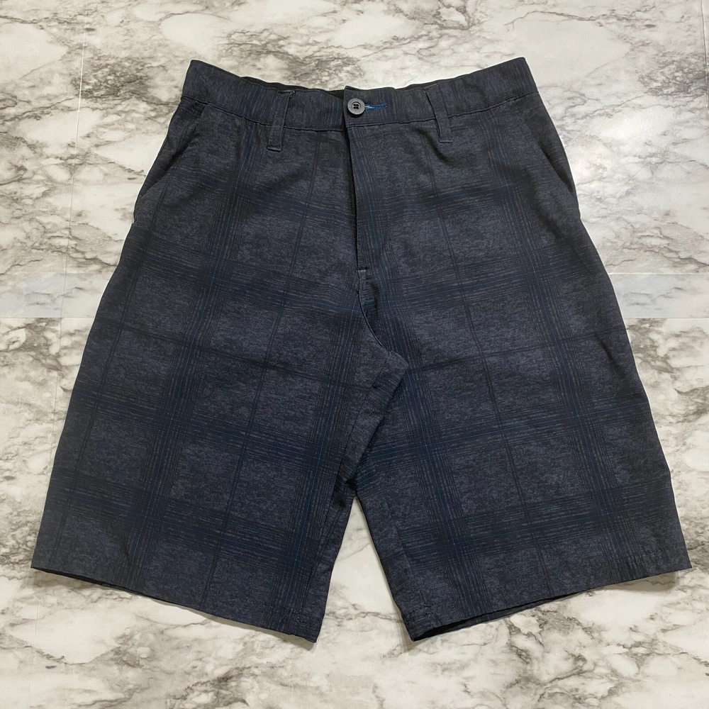 Burnside Hybrid Style Board Swim Shorts Men's Size 28 (18) Chino Flat‎ Front